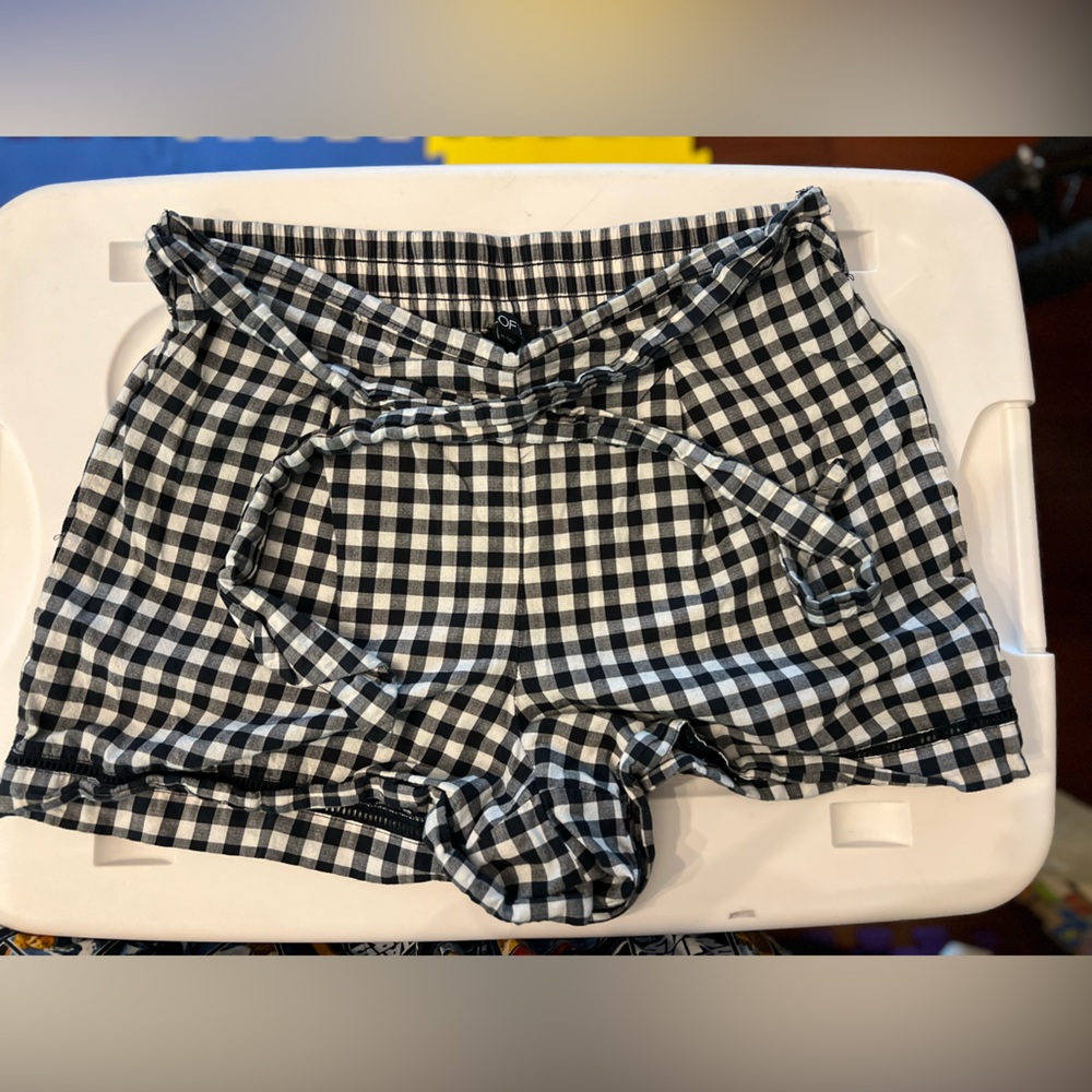 2/$15 LOFT Gingham Checkered Women's Shorts Size Medium